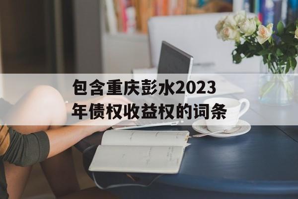 包含重庆彭水2023年债权收益权的词条