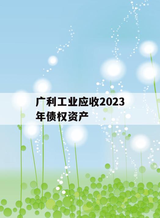 广利工业应收2023年债权资产