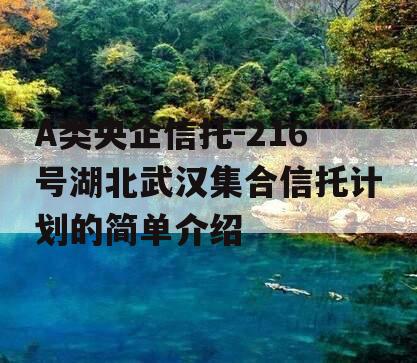 A类央企信托-216号湖北武汉集合信托计划的简单介绍