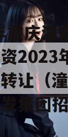 2023年重庆潼南区工业投资2023年债权资产转让（潼南工业投资开发集团招聘）