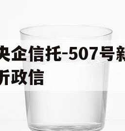 央企信托-507号新沂政信