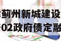 天津蓟州新城建设债权资产02政府债定融