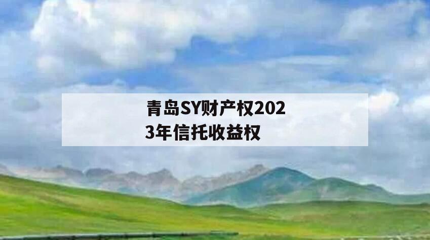 青岛SY财产权2023年信托收益权