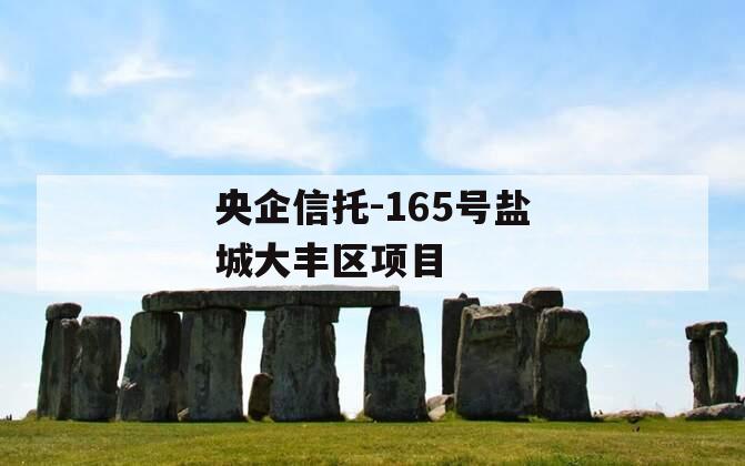 央企信托-165号盐城大丰区项目