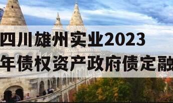 四川雄州实业2023年债权资产政府债定融