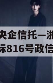 A类央企信托—浙江HZ非标816号政信