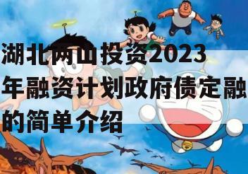 湖北两山投资2023年融资计划政府债定融的简单介绍