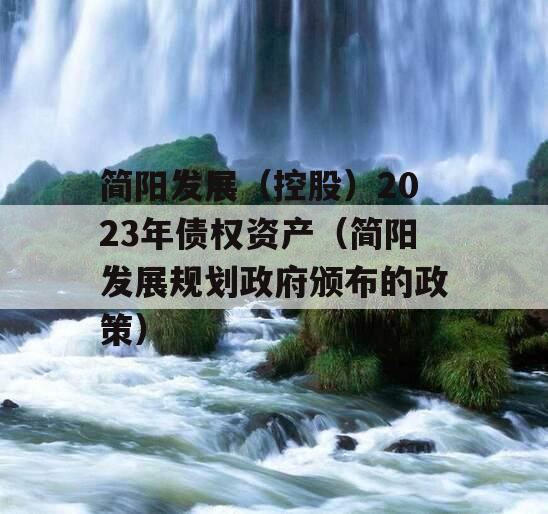 简阳发展（控股）2023年债权资产（简阳发展规划政府颁布的政策）