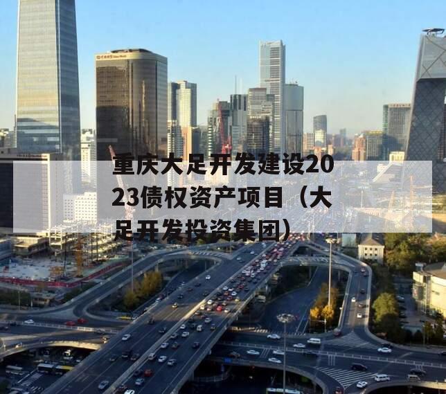 重庆大足开发建设2023债权资产项目（大足开发投资集团）