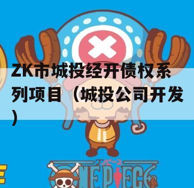 ZK市城投经开债权系列项目（城投公司开发）