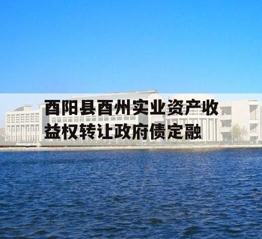 酉阳县酉州实业资产收益权转让政府债定融