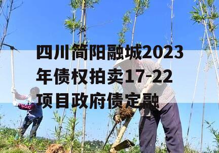 四川简阳融城2023年债权拍卖17-22项目政府债定融