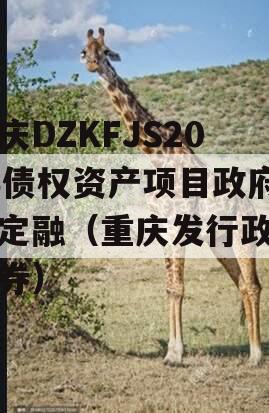 重庆DZKFJS2023债权资产项目政府债定融（重庆发行政府债券）