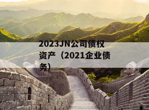 2023JN公司债权资产（2021企业债务）