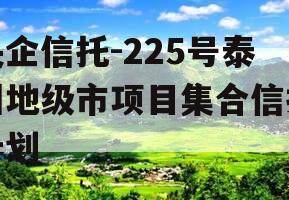 央企信托-225号泰州地级市项目集合信托计划