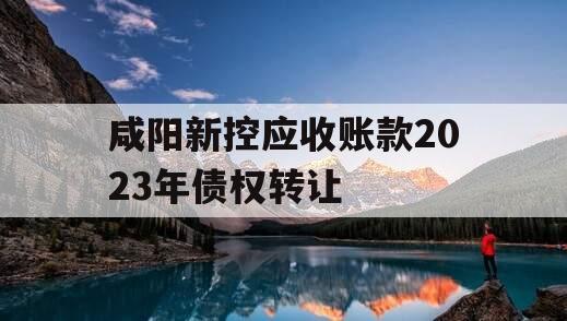 咸阳新控应收账款2023年债权转让