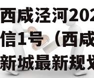 西安西咸泾河2023年政信1号（西咸新区泾河新城最新规划图）