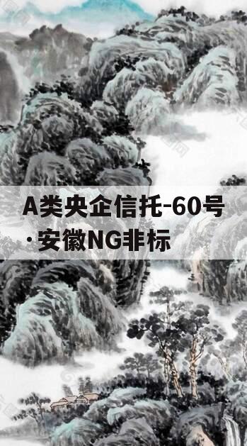 A类央企信托-60号·安徽NG非标