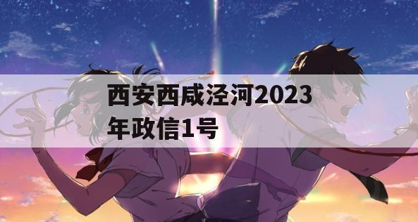 西安西咸泾河2023年政信1号