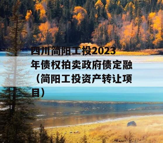 四川简阳工投2023年债权拍卖政府债定融（简阳工投资产转让项目）