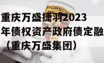 重庆万盛捷羽2023年债权资产政府债定融（重庆万盛集团）