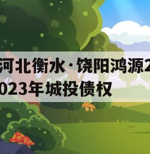 河北衡水·饶阳鸿源2023年城投债权