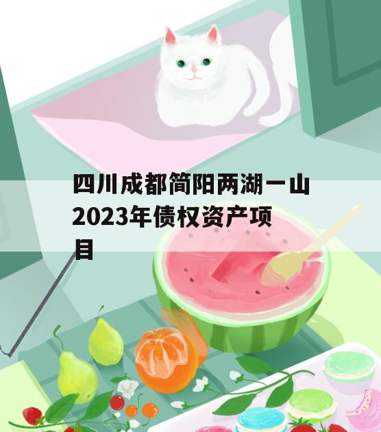 四川成都简阳两湖一山2023年债权资产项目