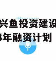 济宁兴鱼投资建设定向2023年融资计划