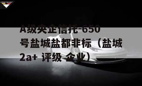 A级央企信托-650号盐城盐都非标（盐城2a+ 评级 企业）