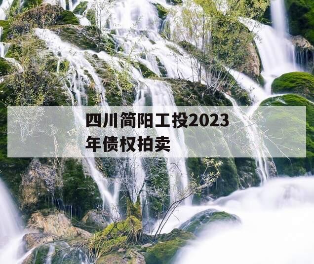 四川简阳工投2023年债权拍卖