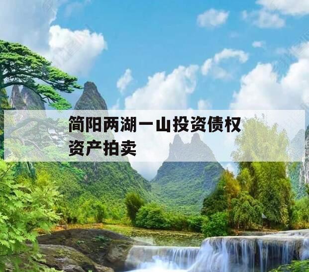 简阳两湖一山投资债权资产拍卖