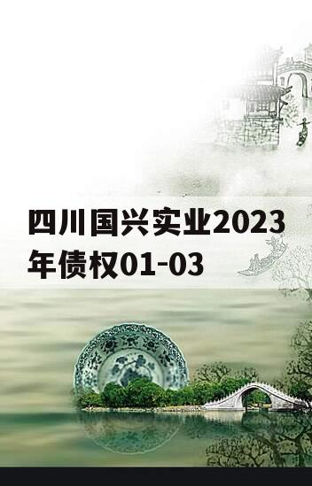 四川国兴实业2023年债权01-03