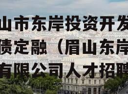 眉山市东岸投资开发政府债定融（眉山东岸建设有限公司人才招聘）