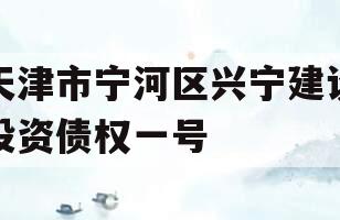 天津市宁河区兴宁建设投资债权一号