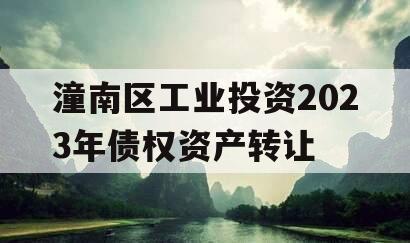 潼南区工业投资2023年债权资产转让