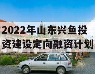 2022年山东兴鱼投资建设定向融资计划