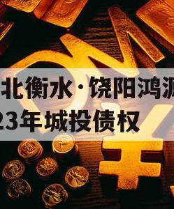 河北衡水·饶阳鸿源2023年城投债权