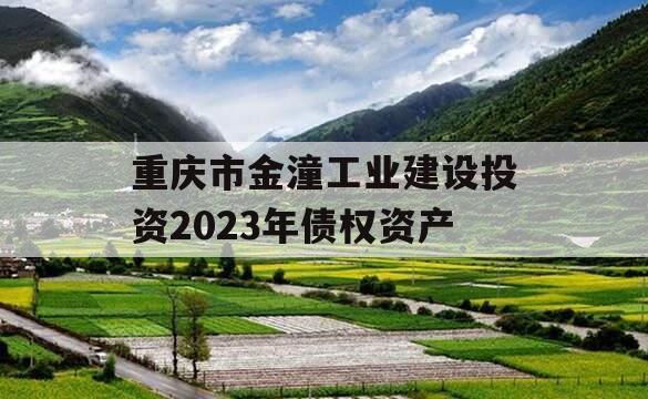 重庆市金潼工业建设投资2023年债权资产