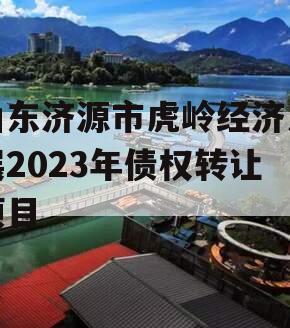 山东济源市虎岭经济发展2023年债权转让项目