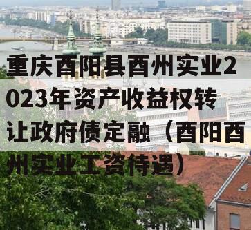 重庆酉阳县酉州实业2023年资产收益权转让政府债定融（酉阳酉州实业工资待遇）