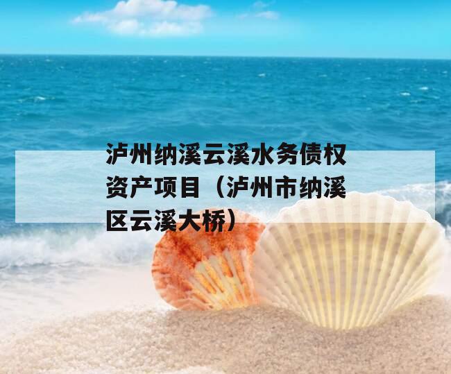 泸州纳溪云溪水务债权资产项目（泸州市纳溪区云溪大桥）