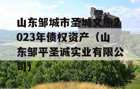 山东邹城市圣城文旅2023年债权资产（山东邹平圣诚实业有限公司）