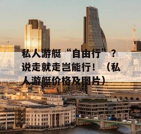 私人游艇“自由行”？说走就走岂能行！（私人游艇价格及图片）