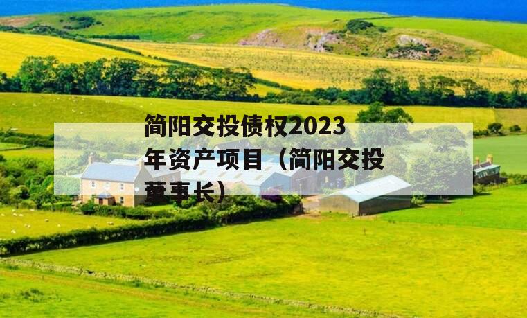 简阳交投债权2023年资产项目（简阳交投董事长）