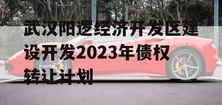 武汉阳逻经济开发区建设开发2023年债权转让计划