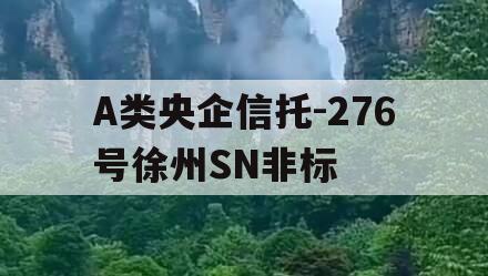 A类央企信托-276号徐州SN非标