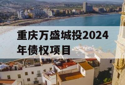 重庆万盛城投2024年债权项目