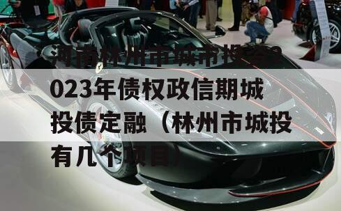 河南林州市城市投资2023年债权政信期城投债定融（林州市城投有几个项目）