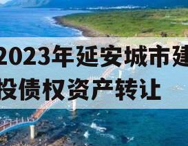 2023年延安城市建投债权资产转让