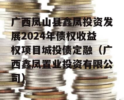 广西凤山县鑫凤投资发展2024年债权收益权项目城投债定融（广西鑫凤置业投资有限公司）